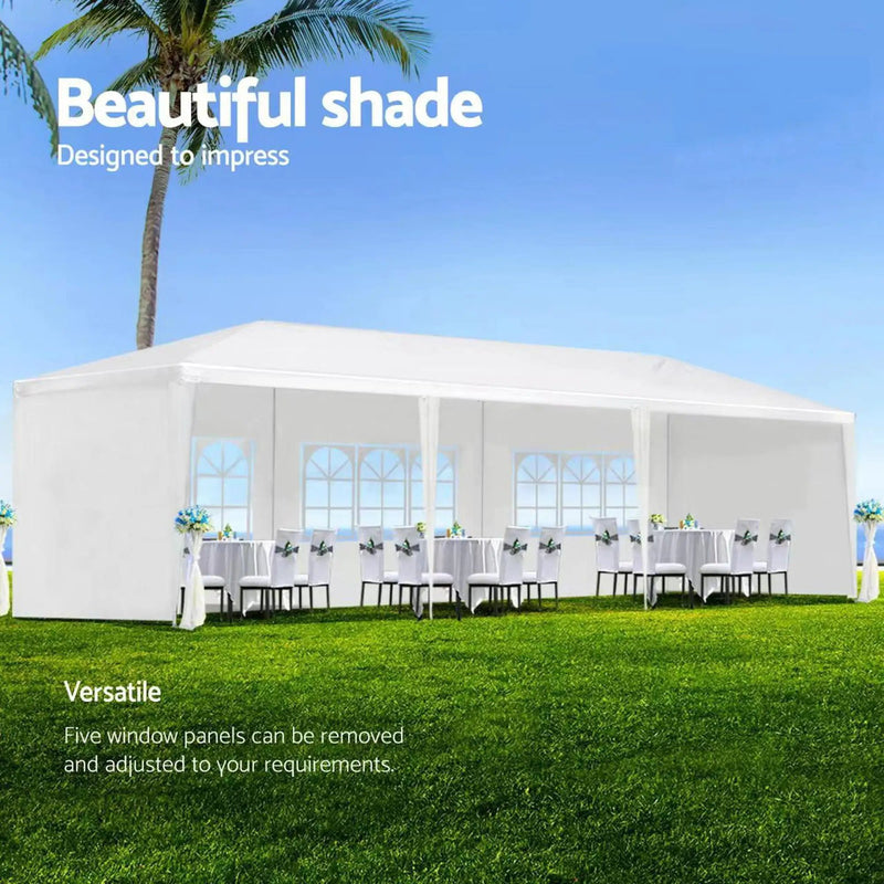 10X30' Wedding Party Canopy Tent Outdoor Gazebo With Removable Sidewalls by HouseOfZazla