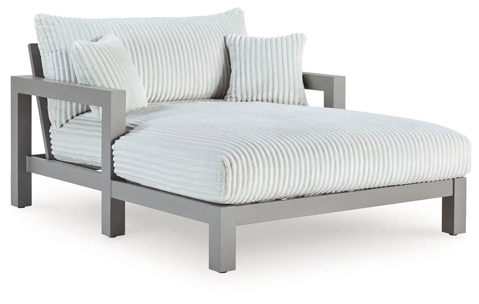 Hurley Park - Chaise Lounge With Cushion - Gray by Unique Piece Furniture
