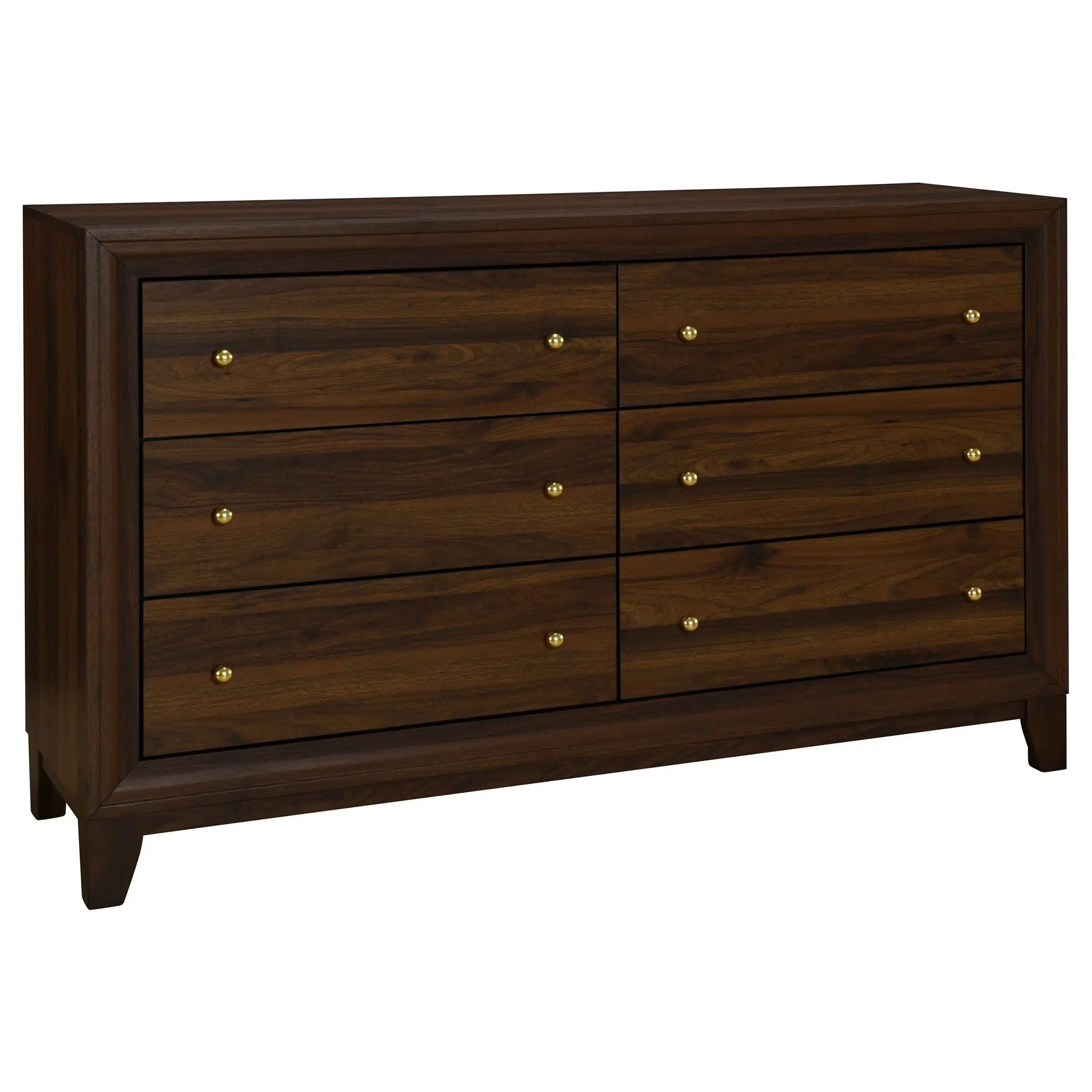 Welsley 4-piece Queen Bedroom Set Walnut by Unique Piece Furniture