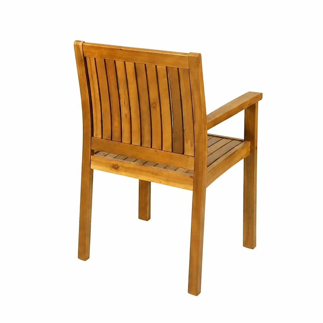 7-Piece Acacia Wood Outdoor Dining Set by HouseOfZazla