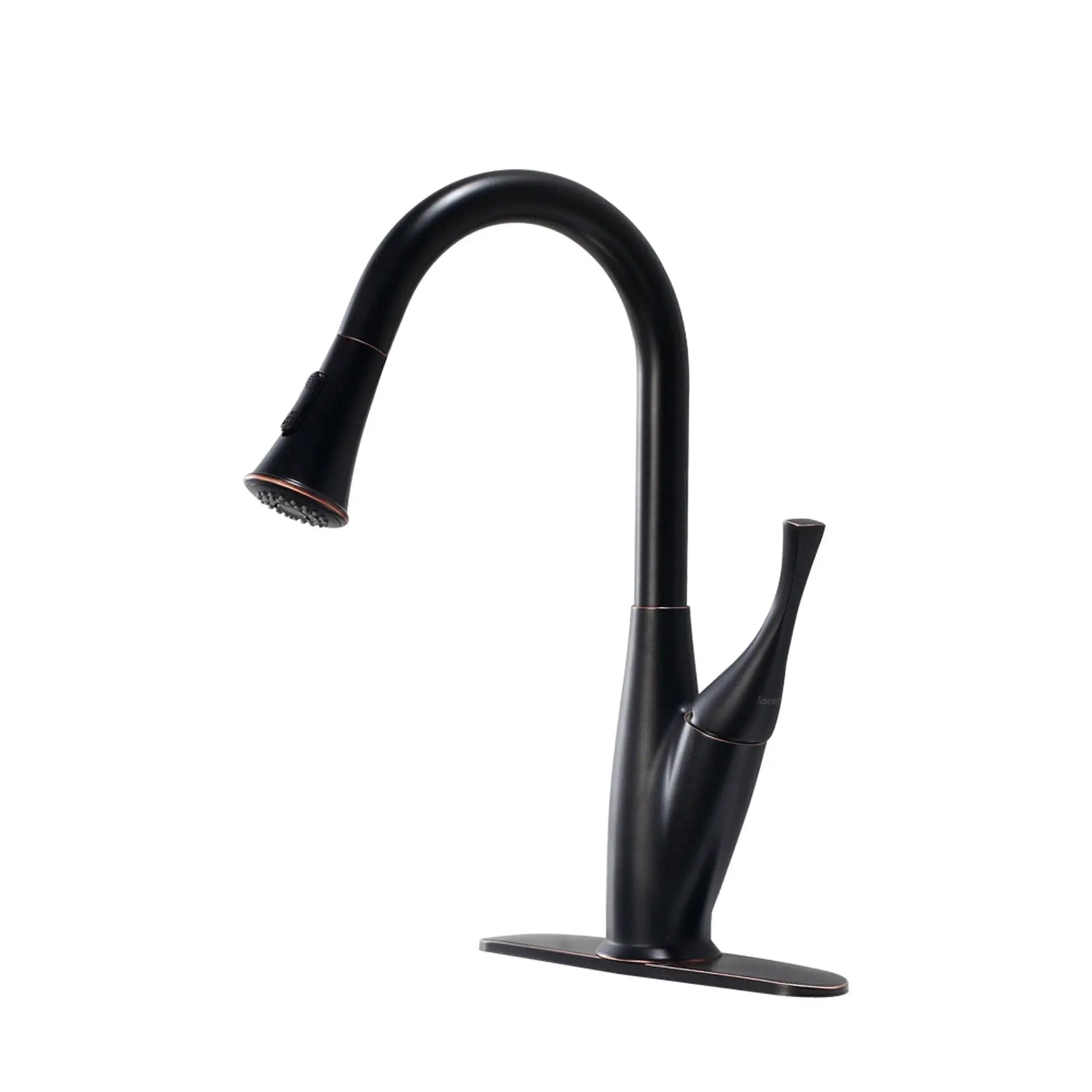 Kitchen Faucet With Pull Out Sprayer - Oil-Rubbed Bronze by HouseOfZazla