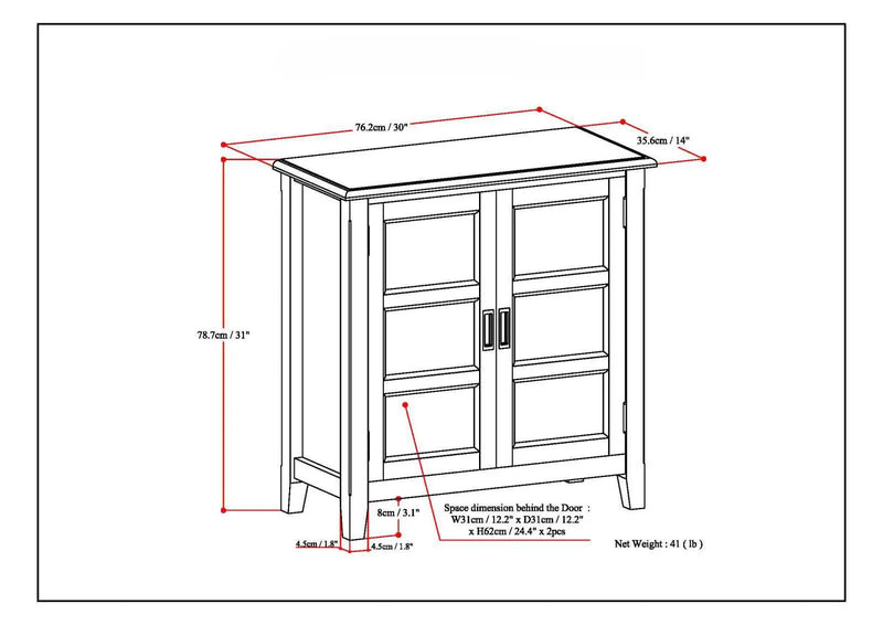 Burlington - Handcrafted Low Storage Cabinet by HouseOfZazla