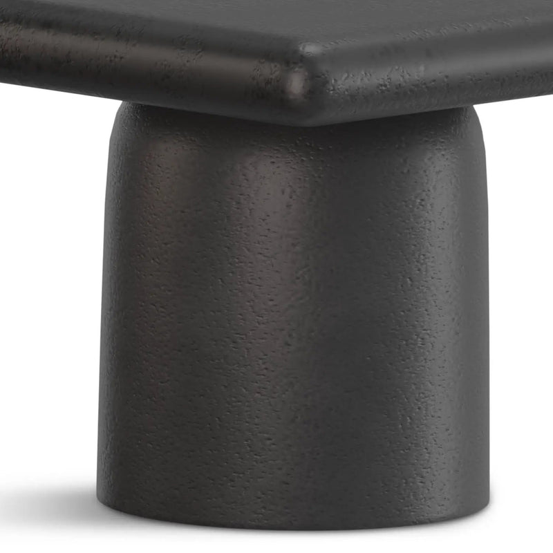 Zachary - 2 Piece Set Cast Aluminum Coffee Table - Black by Unique Piece Furniture
