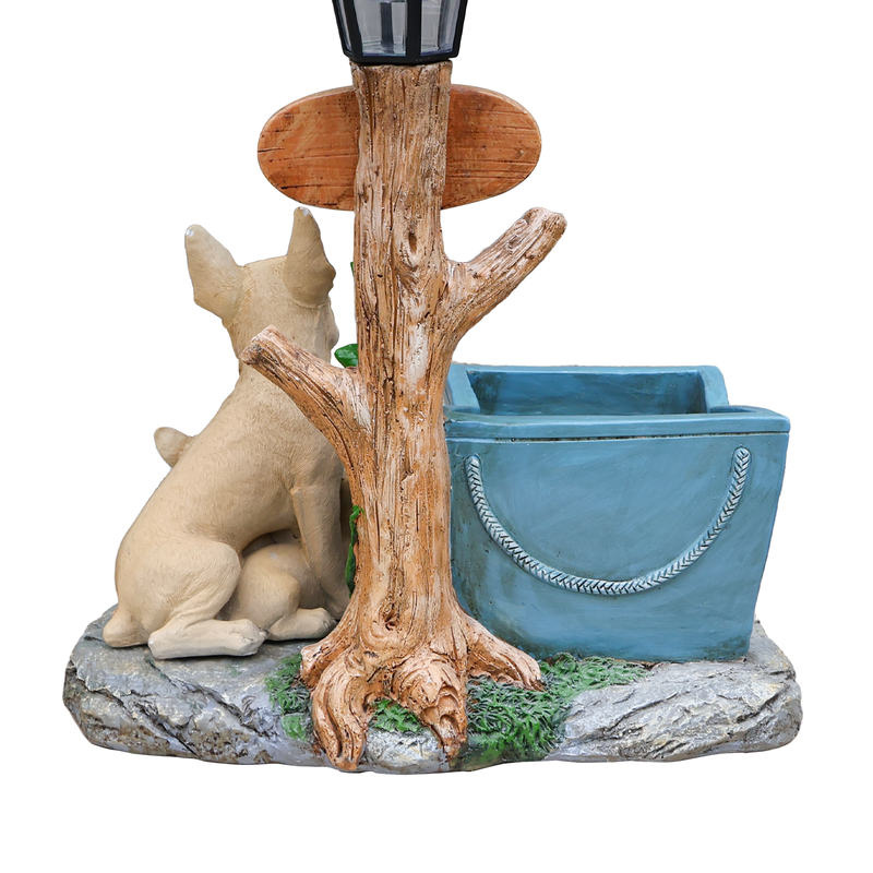 French Bulldog Family Planter Statue by HouseOfZazla