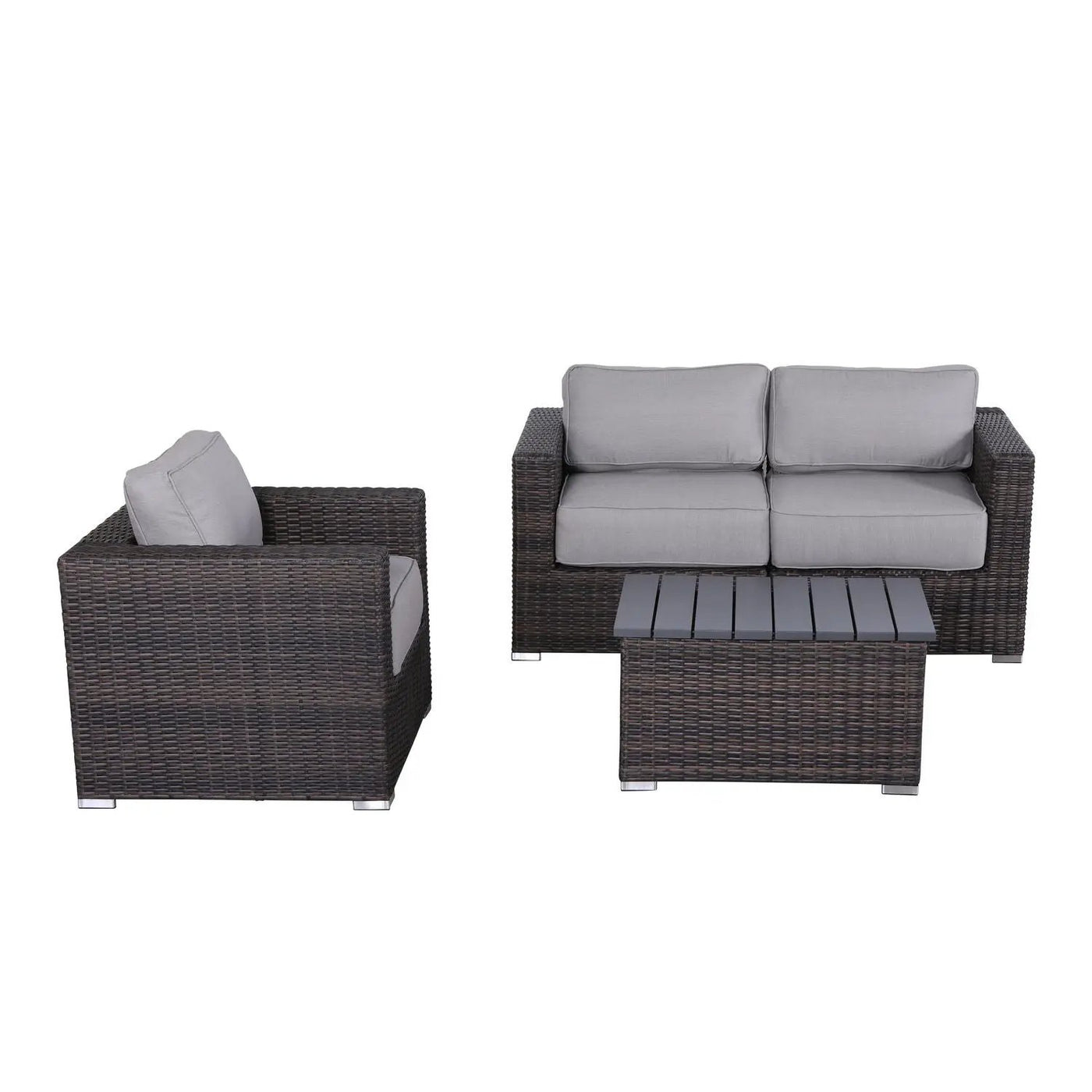 Stylish Sofa Seating Group With Cushions Perfect For Outdoor Gatherings by Unique Piece Furniture