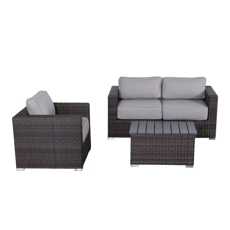 Stylish Sofa Seating Group With Cushions Perfect For Outdoor Gatherings by Unique Piece Furniture