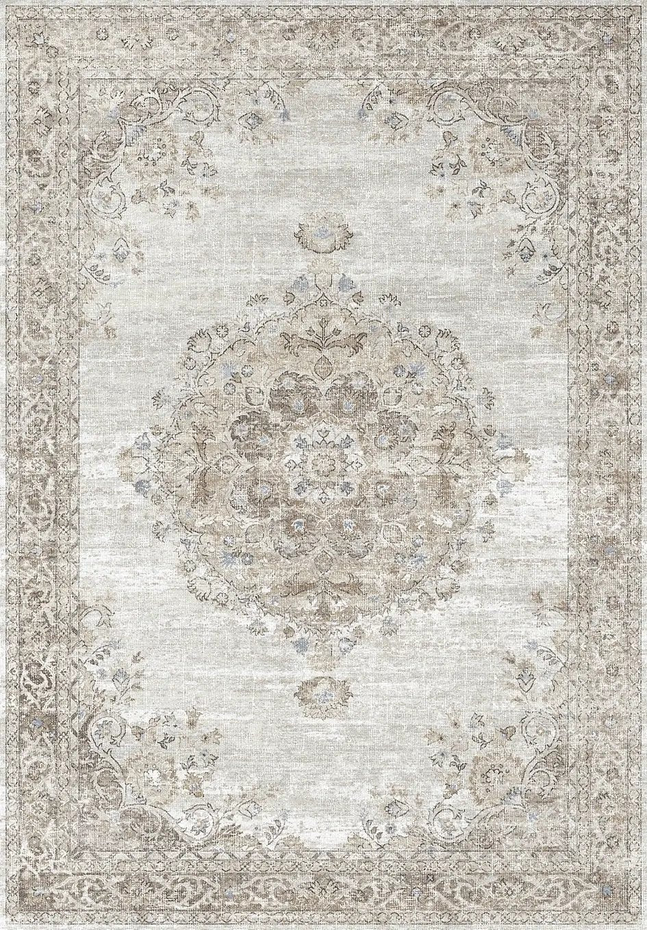 Oxford Collection Medallion Area Rug by HouseOfZazla