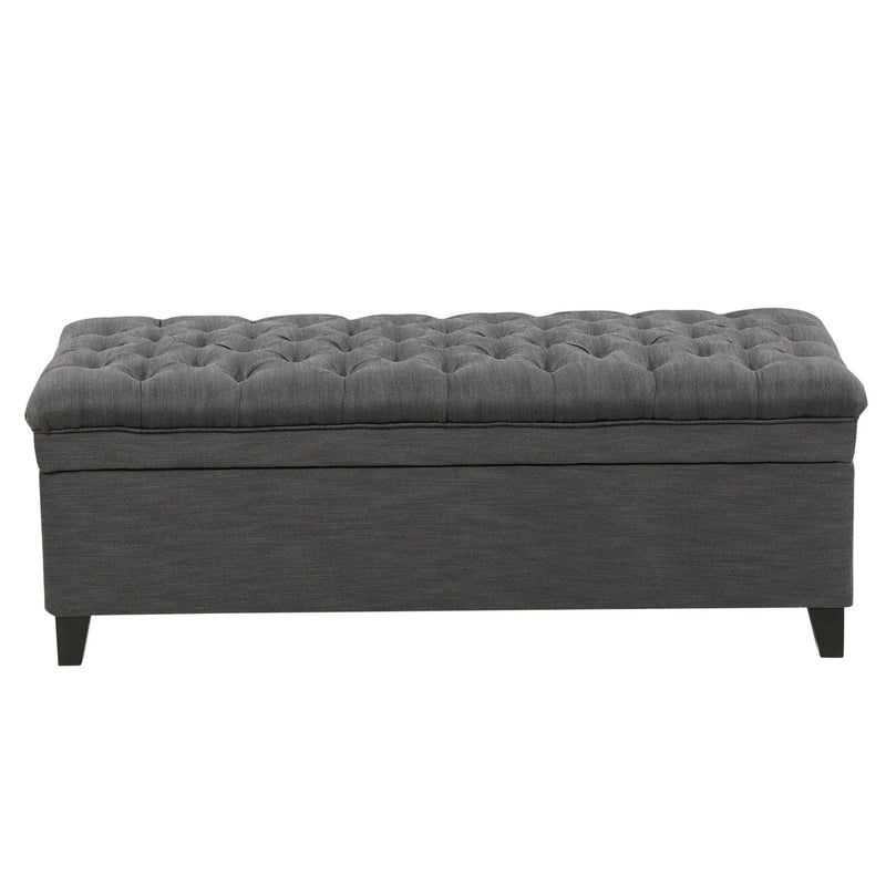 Juliana Storage Ottoman With Birch Legs by HouseOfZazla