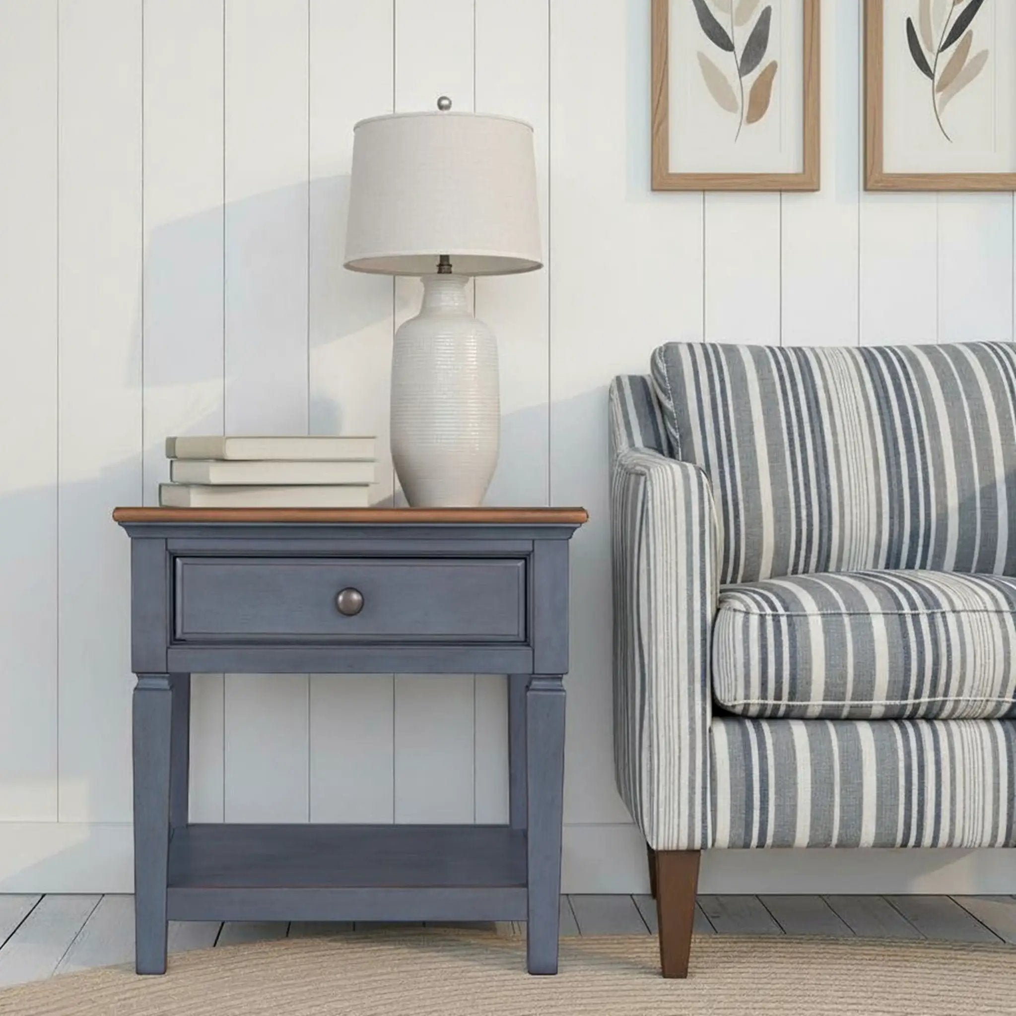 End Table - Blue by HouseOfZazla