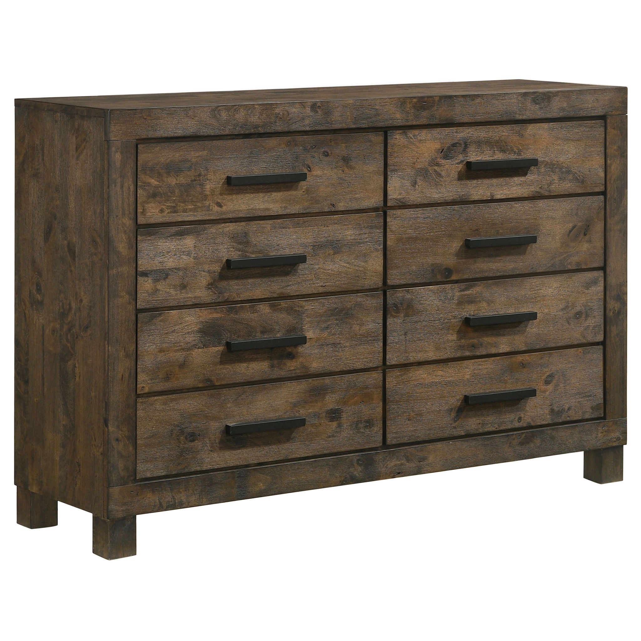 Woodmont 4-piece Queen Bedroom Set Rustic Golden Brown by Unique Piece Furniture
