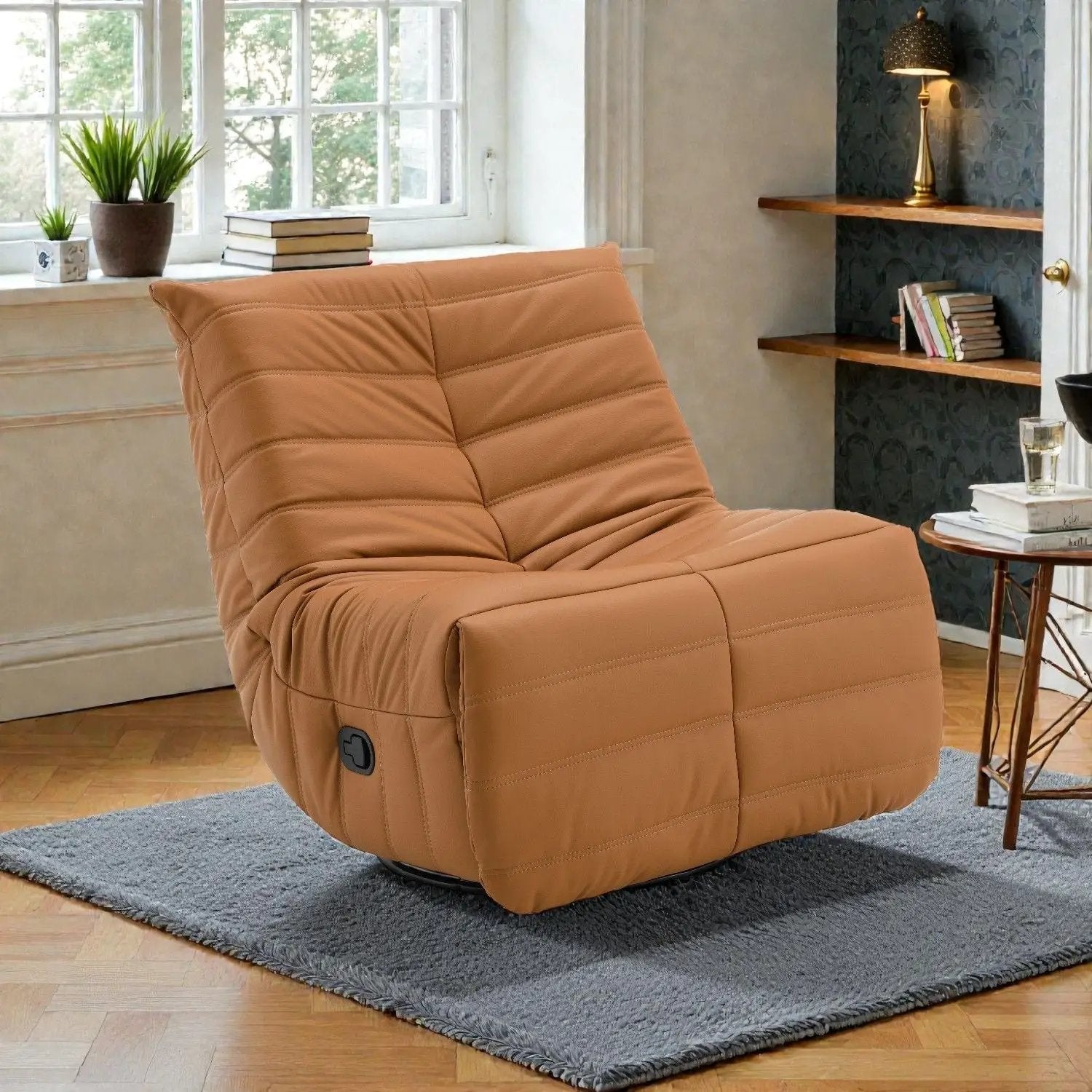 Glider Recliner Chair With Swivel by Unique Piece Furniture