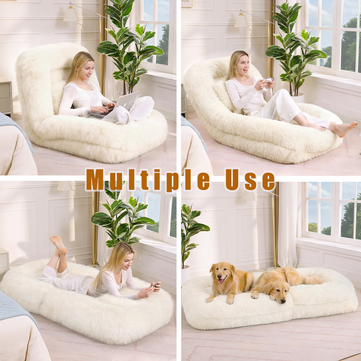 Human Dog Bed & Lazy Sofa by HouseOfZazla