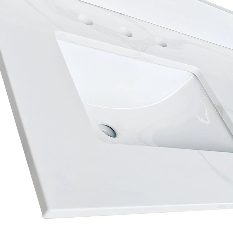 61-Inch Quartz Double Bathroom Vanity Top by HouseOfZazla