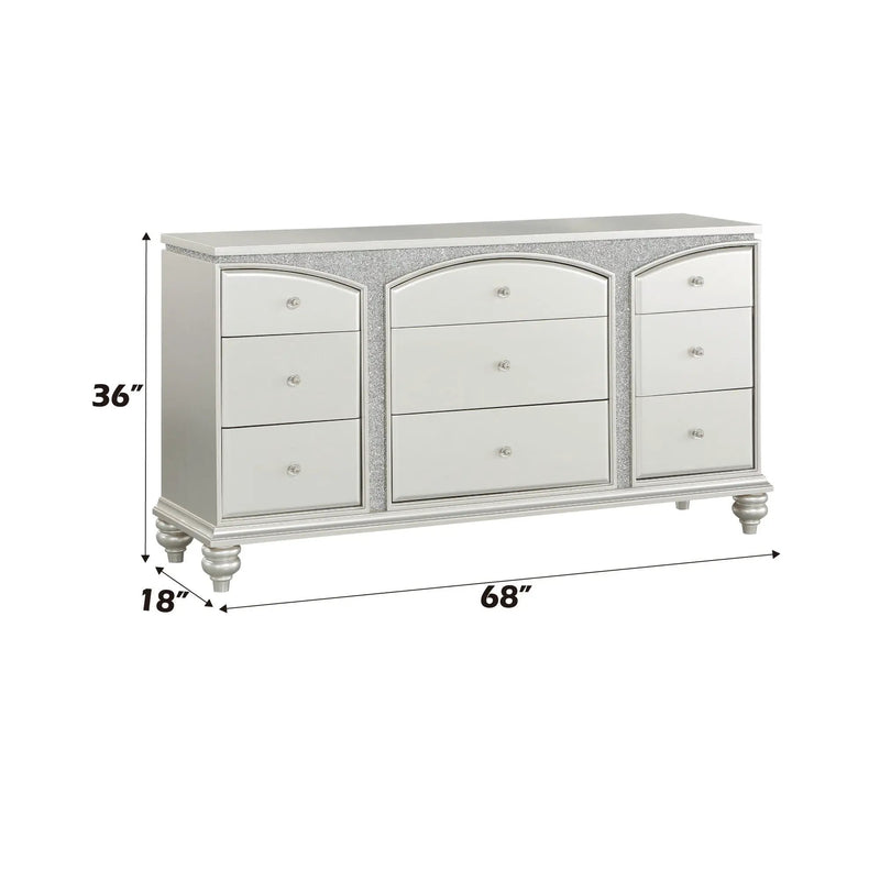 Maverick - Dresser - Silver by Unique Piece Furniture