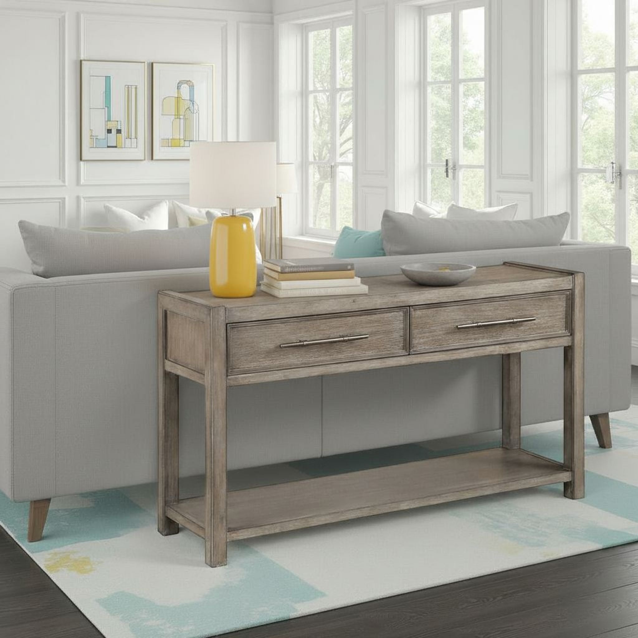 Cypress Lane - Sofa Table - White Oak by HouseOfZazla