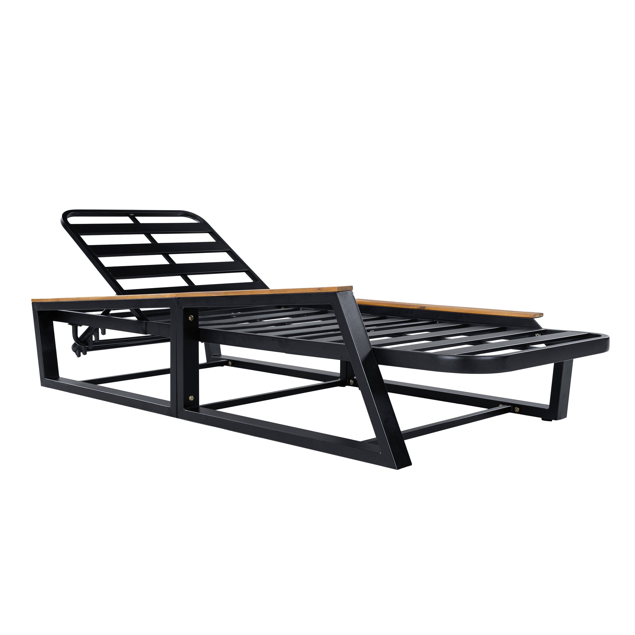 3-Piece Adjustable 5-Position Outdoor Chaise Lounge Set by HouseOfZazla