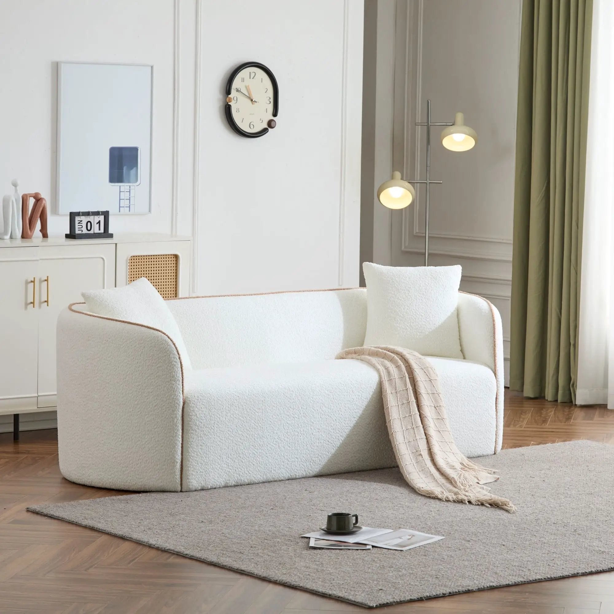 Coral - Curved Sofa, 3 Seater by HouseOfZazla
