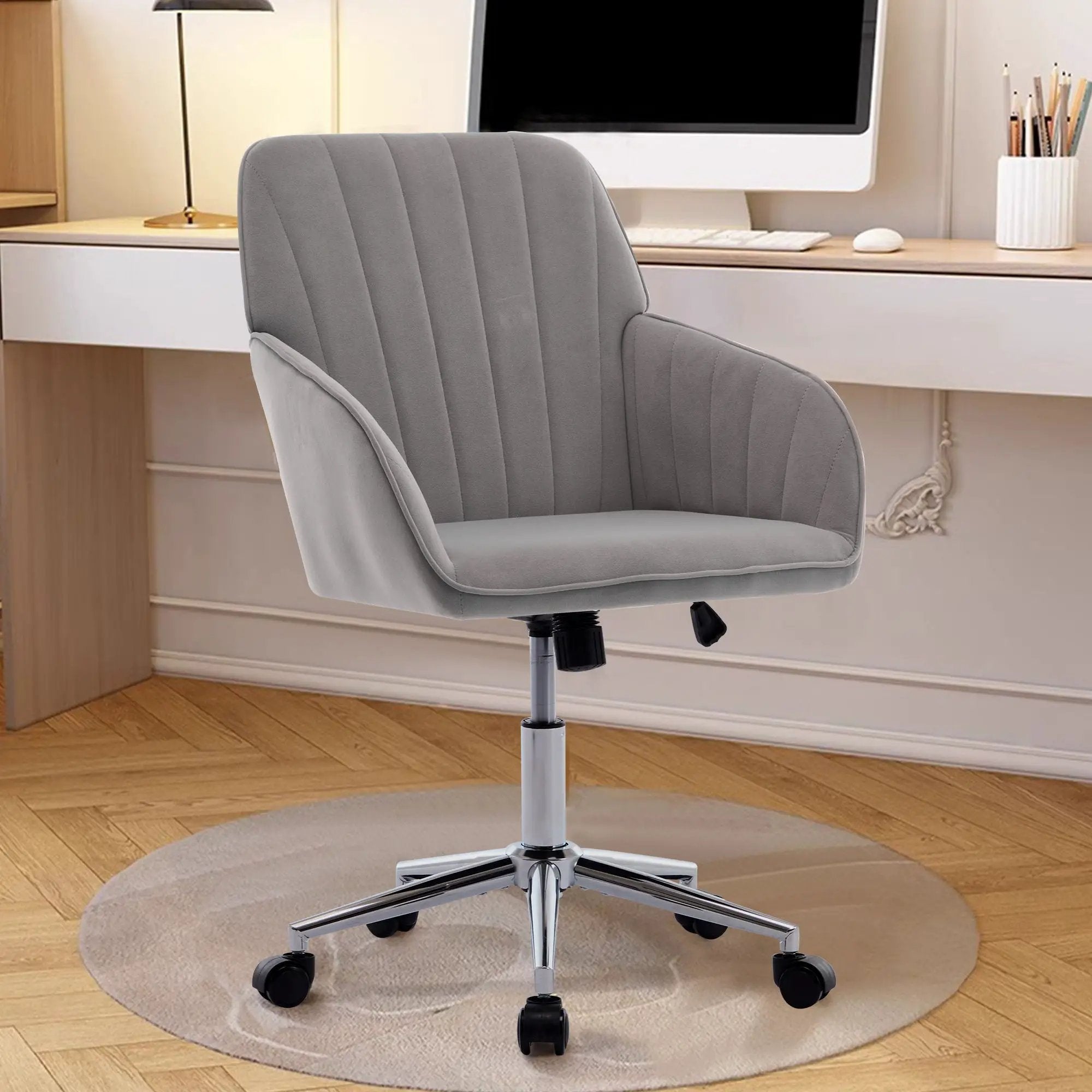 Adjustable Ergonomic Office Chair, Swivel Backrest Seat by Unique Piece Furniture