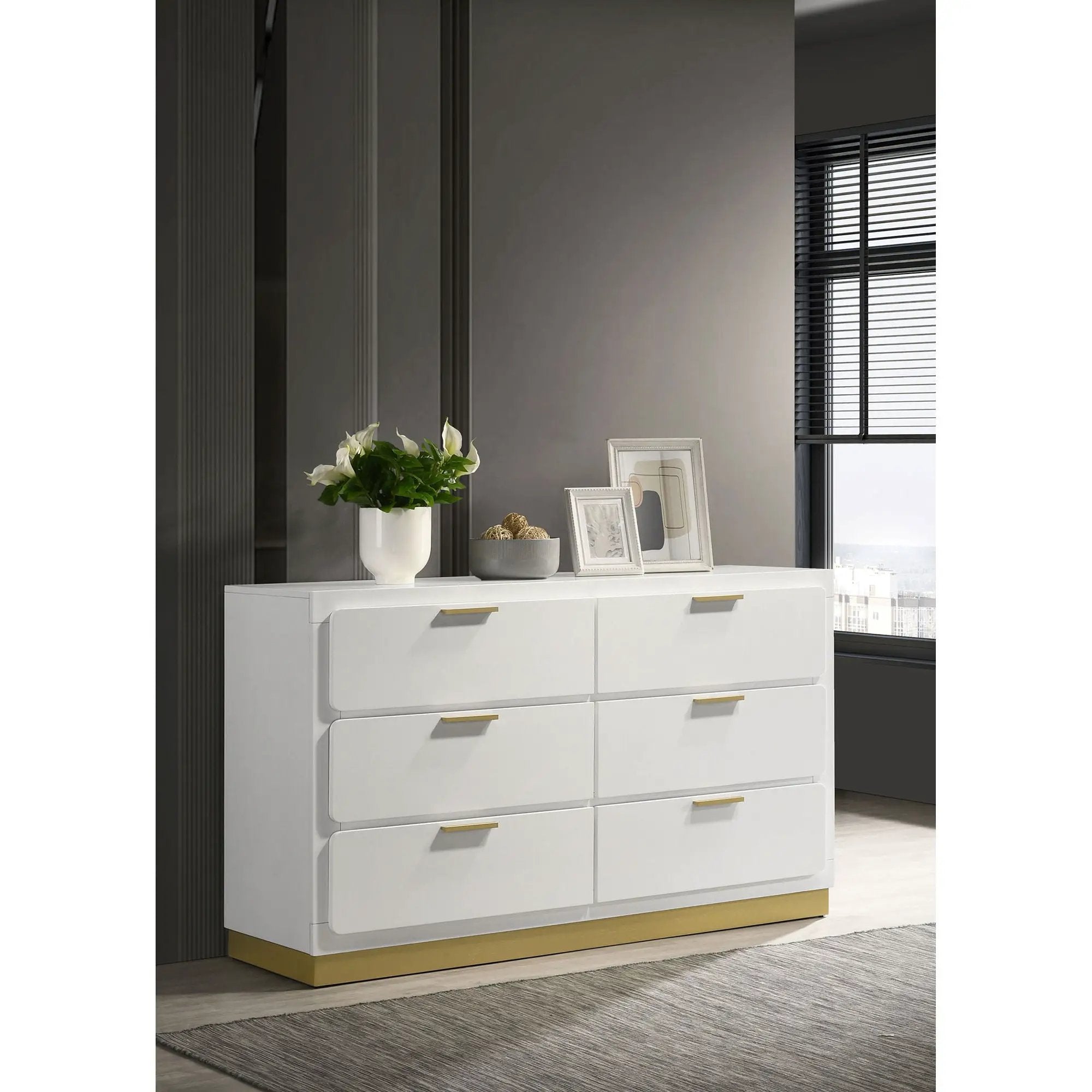 Sophia - 6 Drawer Dresser by HouseOfZazla