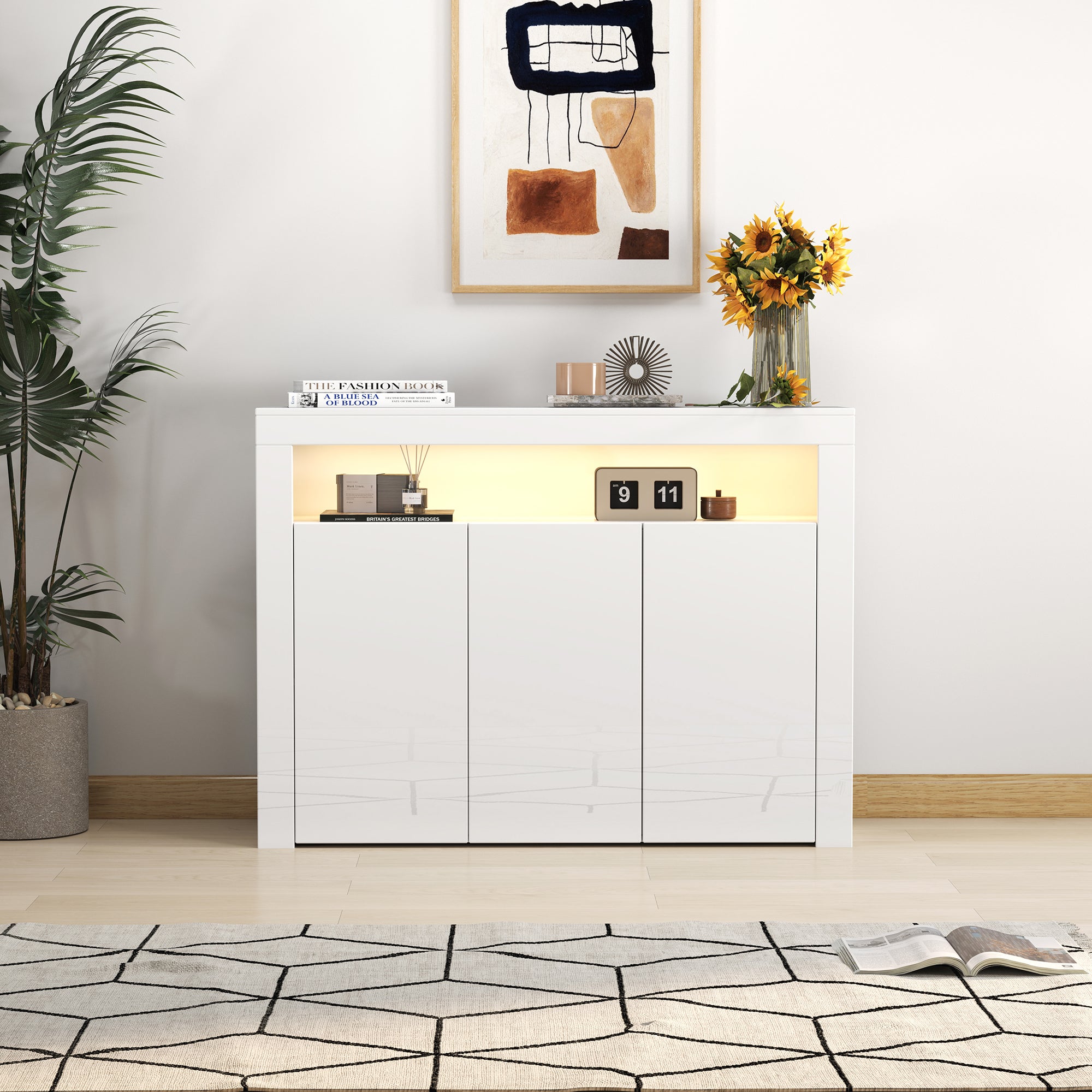 Living Room Sideboard Storage Cabinet by HouseOfZazla
