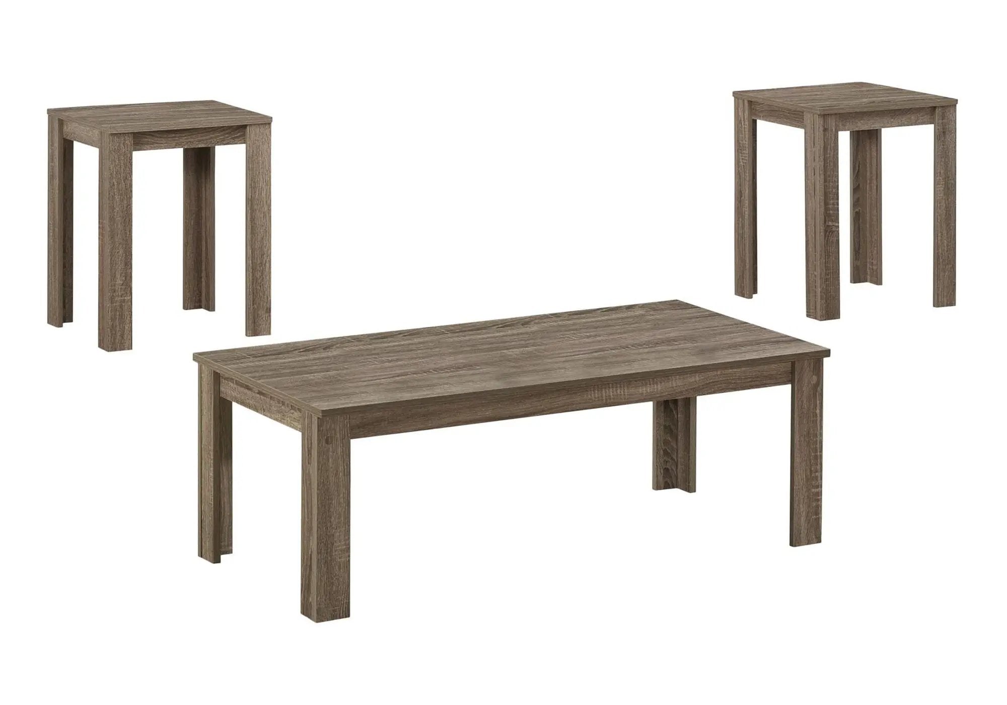 Table Set, Coffee, End, Side, Accent For Living Room Transitional (Set of 3) by Unique Piece Furniture