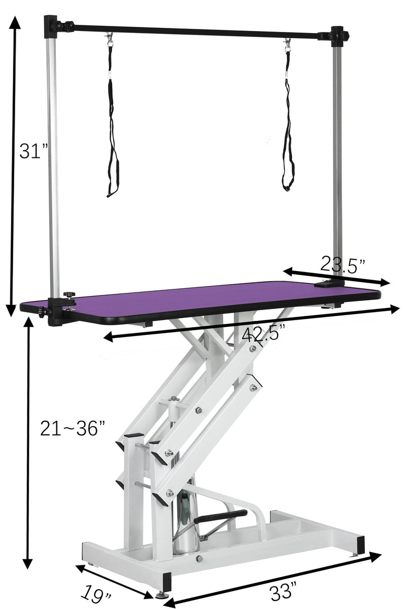 Hydraulic Pet Grooming Table With "H" Arm by HouseOfZazla