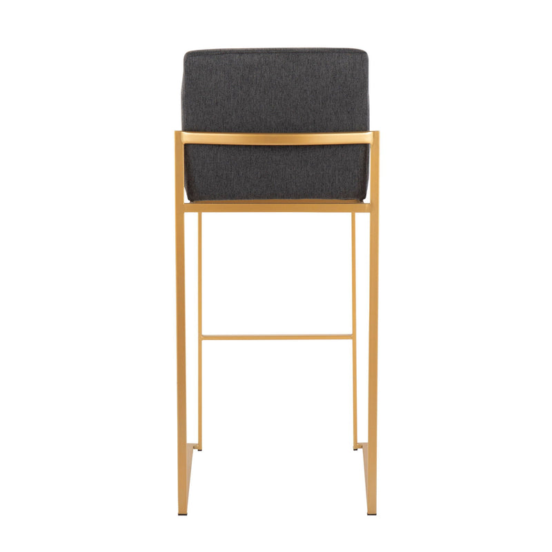 Fuji - Contemporary Design High Back Barstool by Unique Piece Furniture