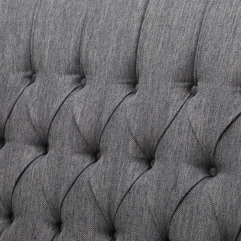 Dunham Contemporary Fabric Tufted Oversized Pushback Recliner by HouseOfZazla