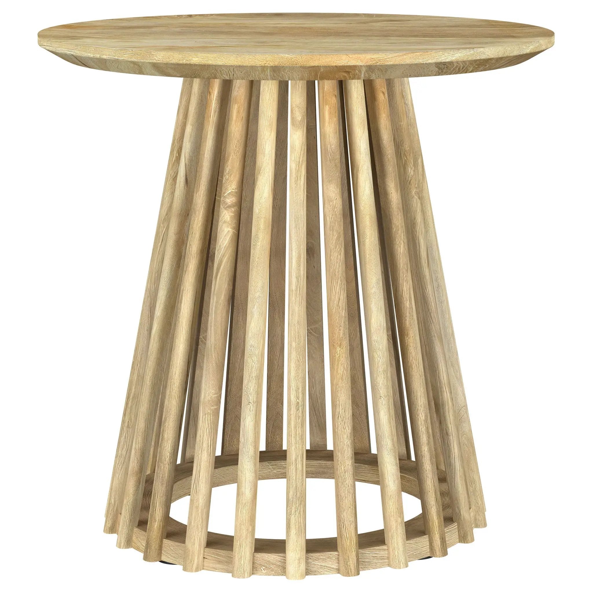 Diana - 2 Piece Round Coffee And End Table Set - Natural