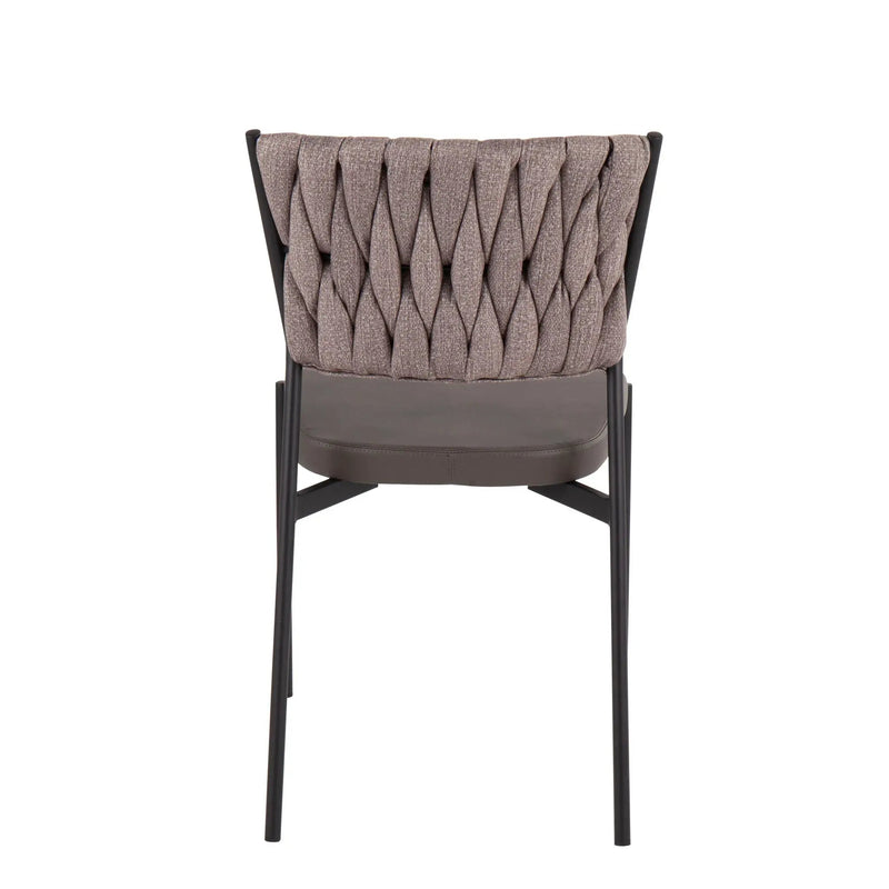 Tania - Braided Contemporary Chair (Set of 2) by Unique Piece Furniture