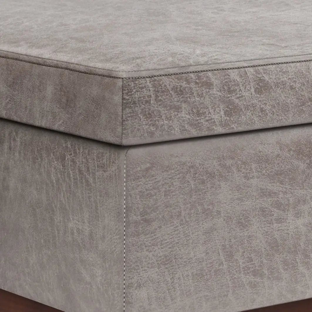 Owen - Lift Top Large Coffee Table Storage Ottoman, Mid Century Style by Unique Piece Furniture