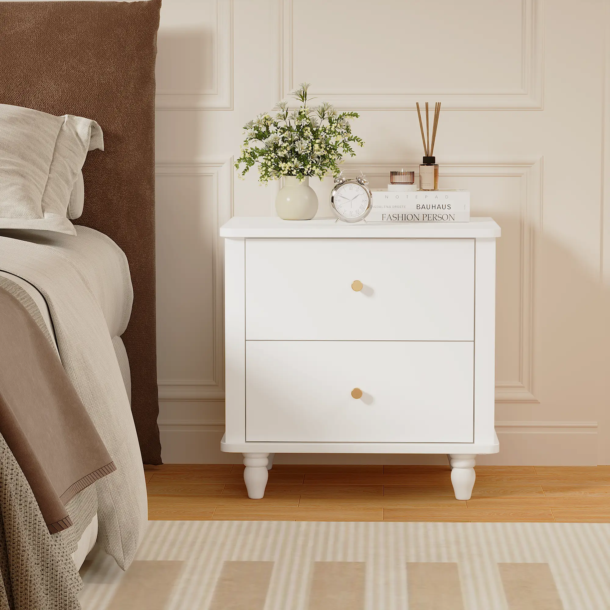Modern 2-Drawer Nightstand by HouseOfZazla