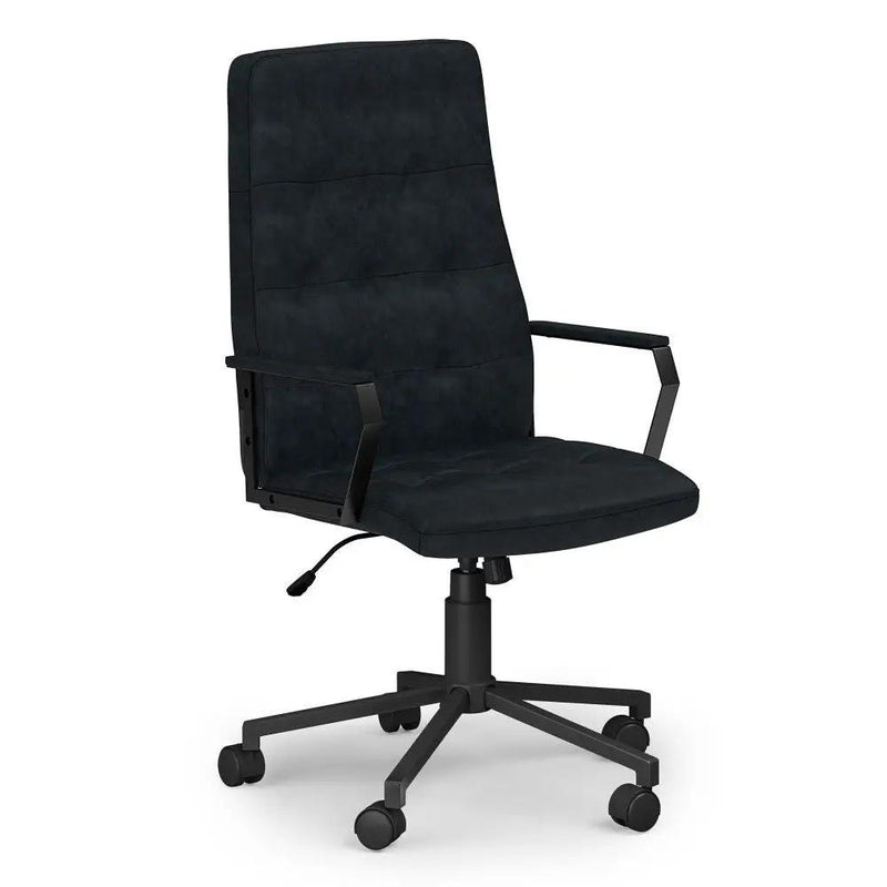 Foley - Swivel Office Chair - Distressed Blue by HouseOfZazla