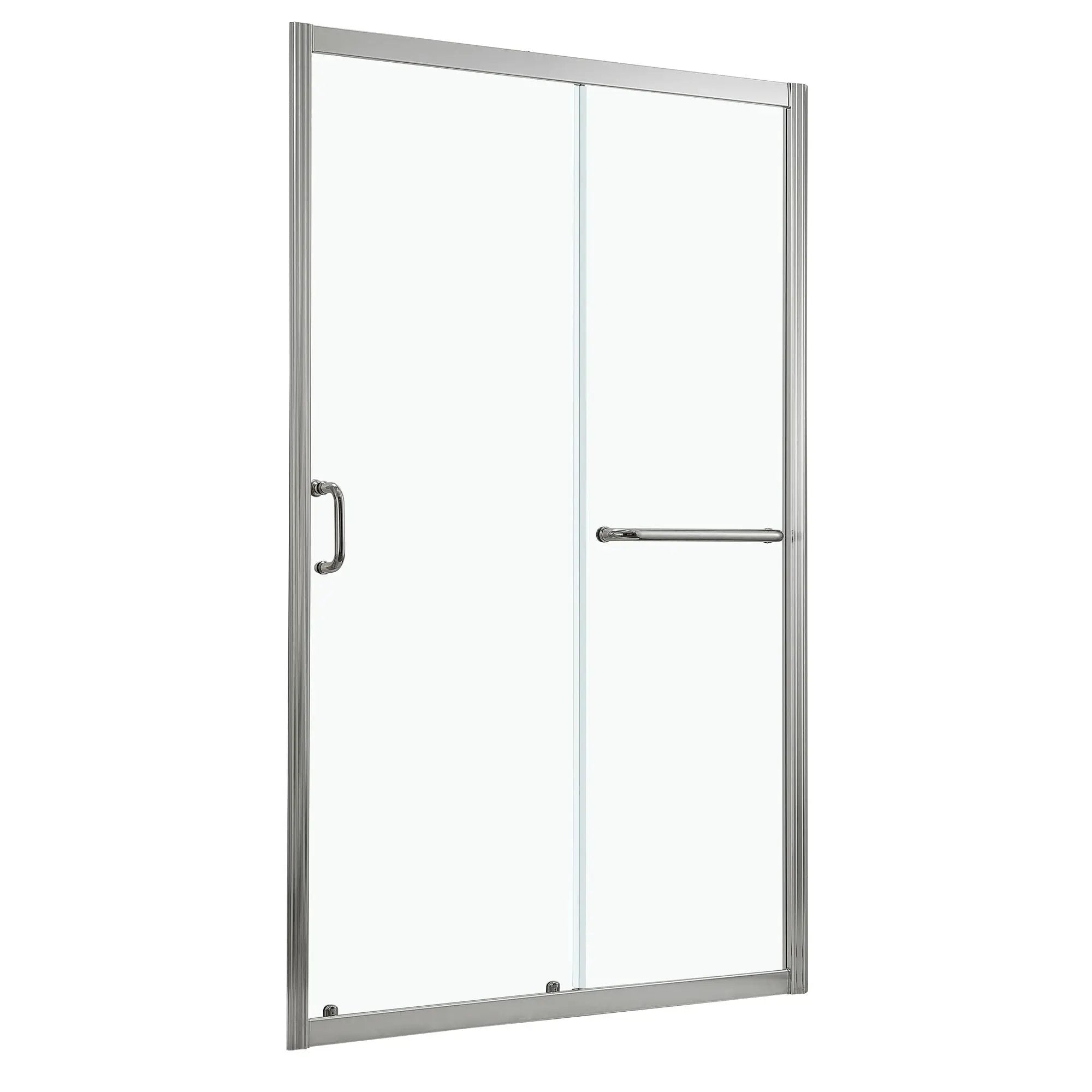 Single Sliding Bypass Shower Door Tempered Glass Enclosure by HouseOfZazla