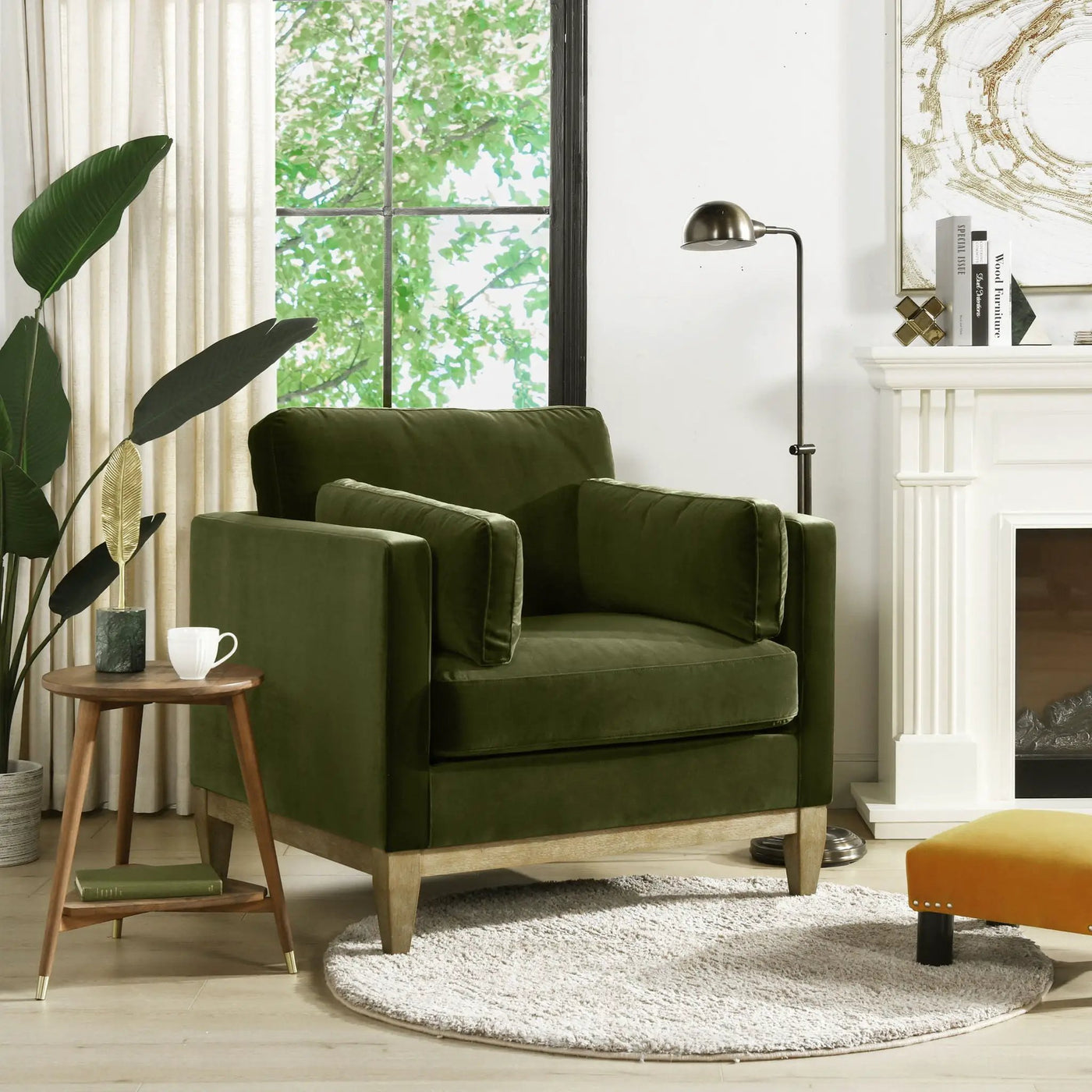 Knox - Modern Farmhouse Arm Chair by HouseOfZazla
