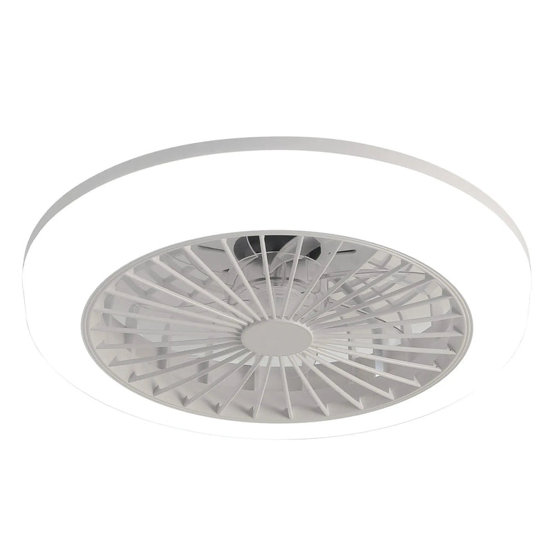 Bladeless Ceiling Fan With Light And Remote Control - White by HouseOfZazla