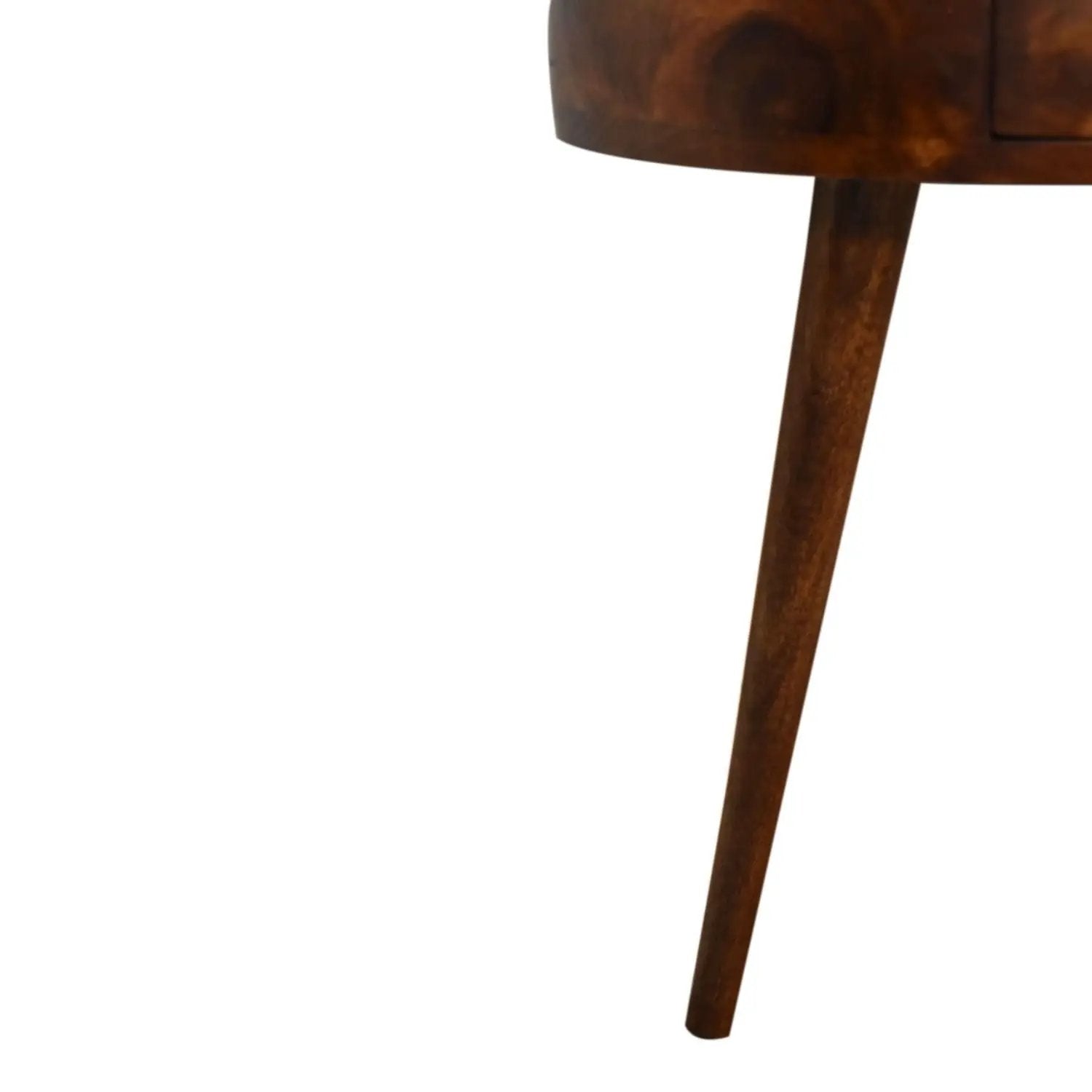 Semi Circle Nightstand - Chestnut by HouseOfZazla