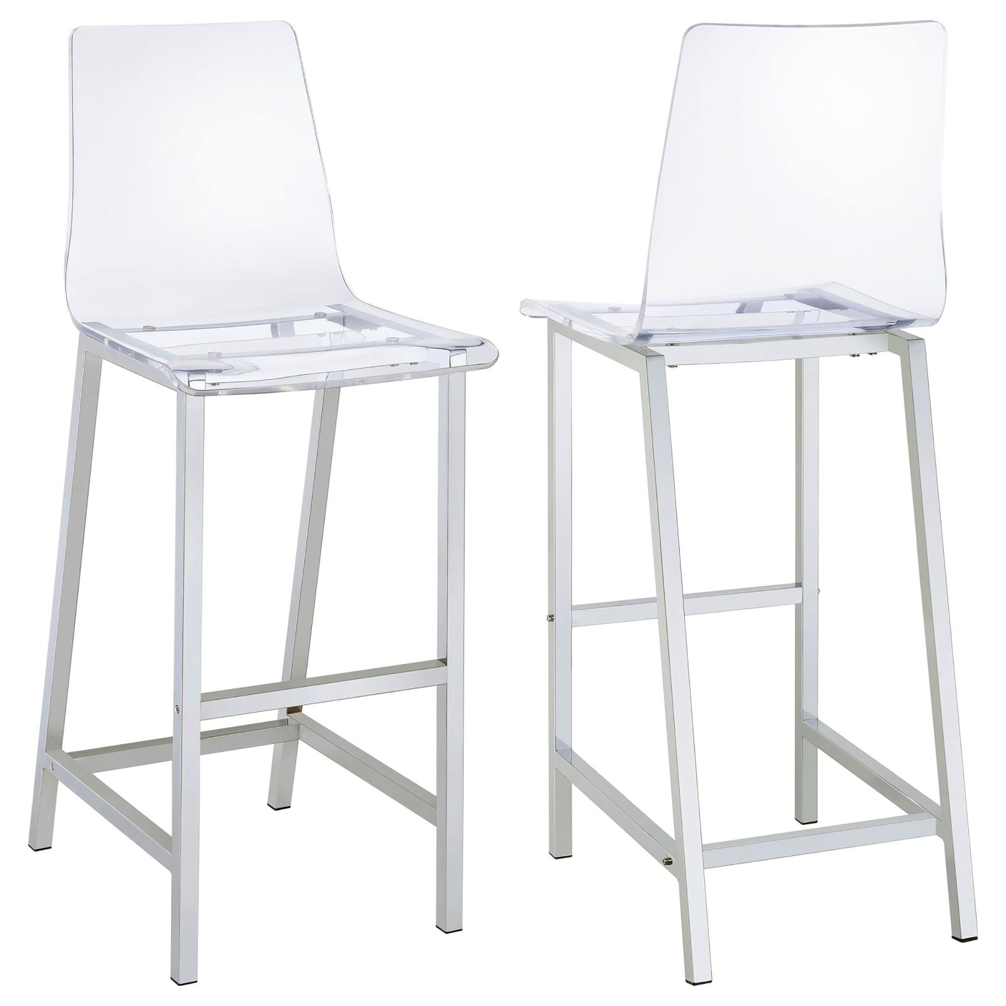 Bar Stools (Set of 2) - Clear by HouseOfZazla