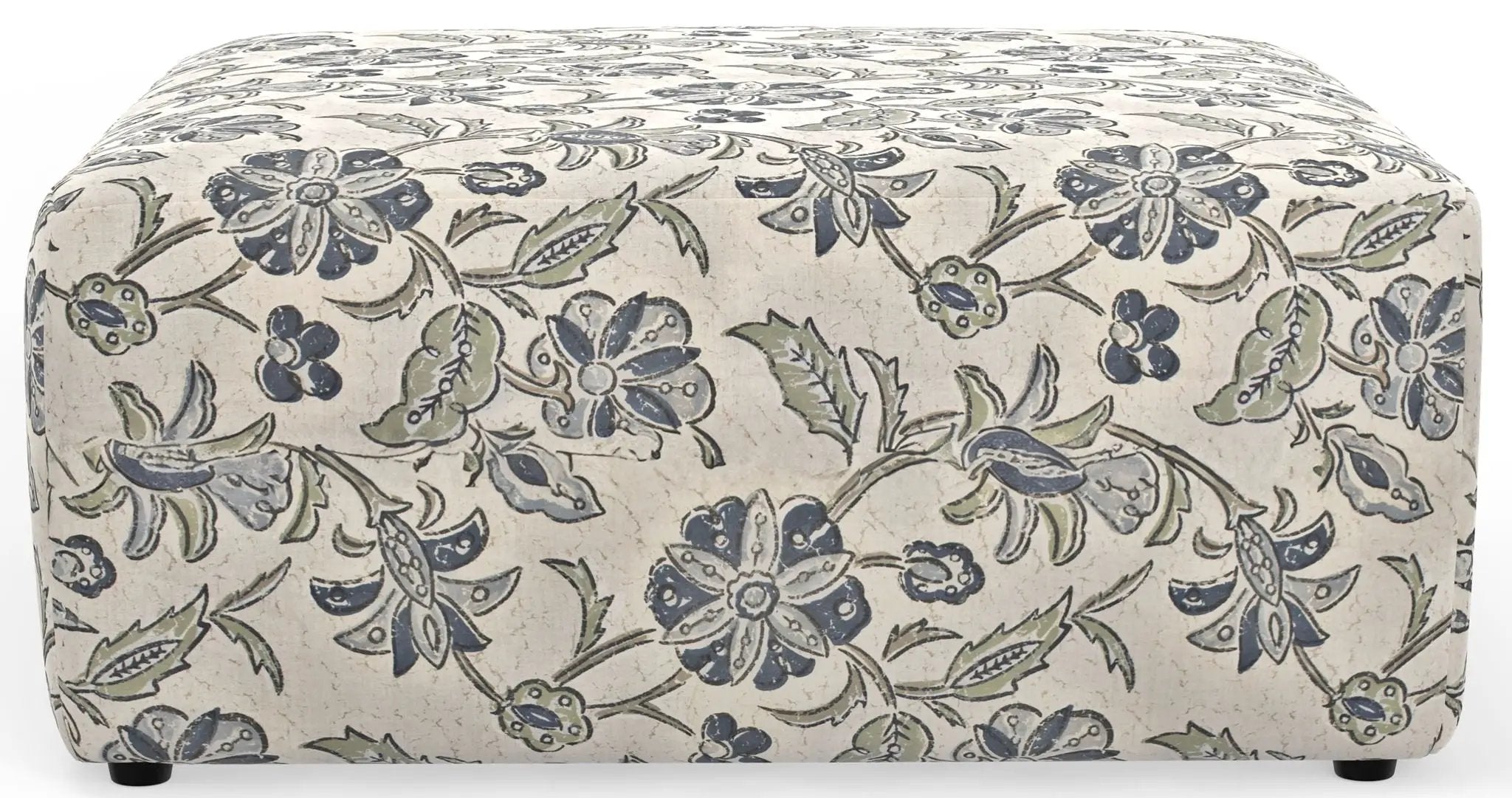 Stockbridge - Cocktail Ottoman - Denim by Unique Piece Furniture