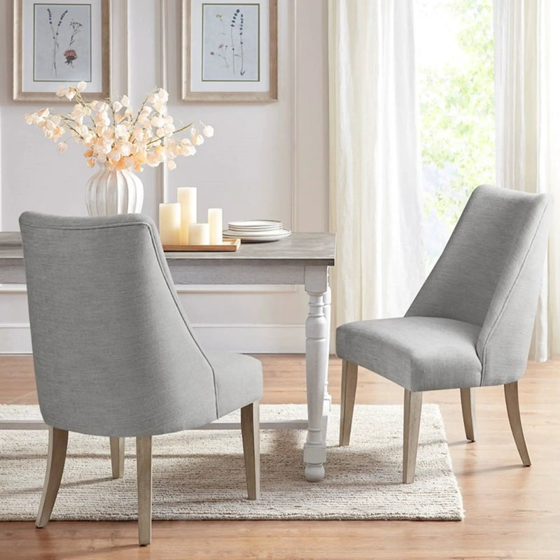 Winfield - Upholstered Dining Chair (Set of 2) - Light Gray by Unique Piece Furniture