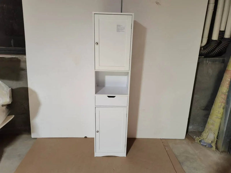 67" Tall Bathroom Cabinet with 2 Doors & 1 Drawer by HouseOfZazla