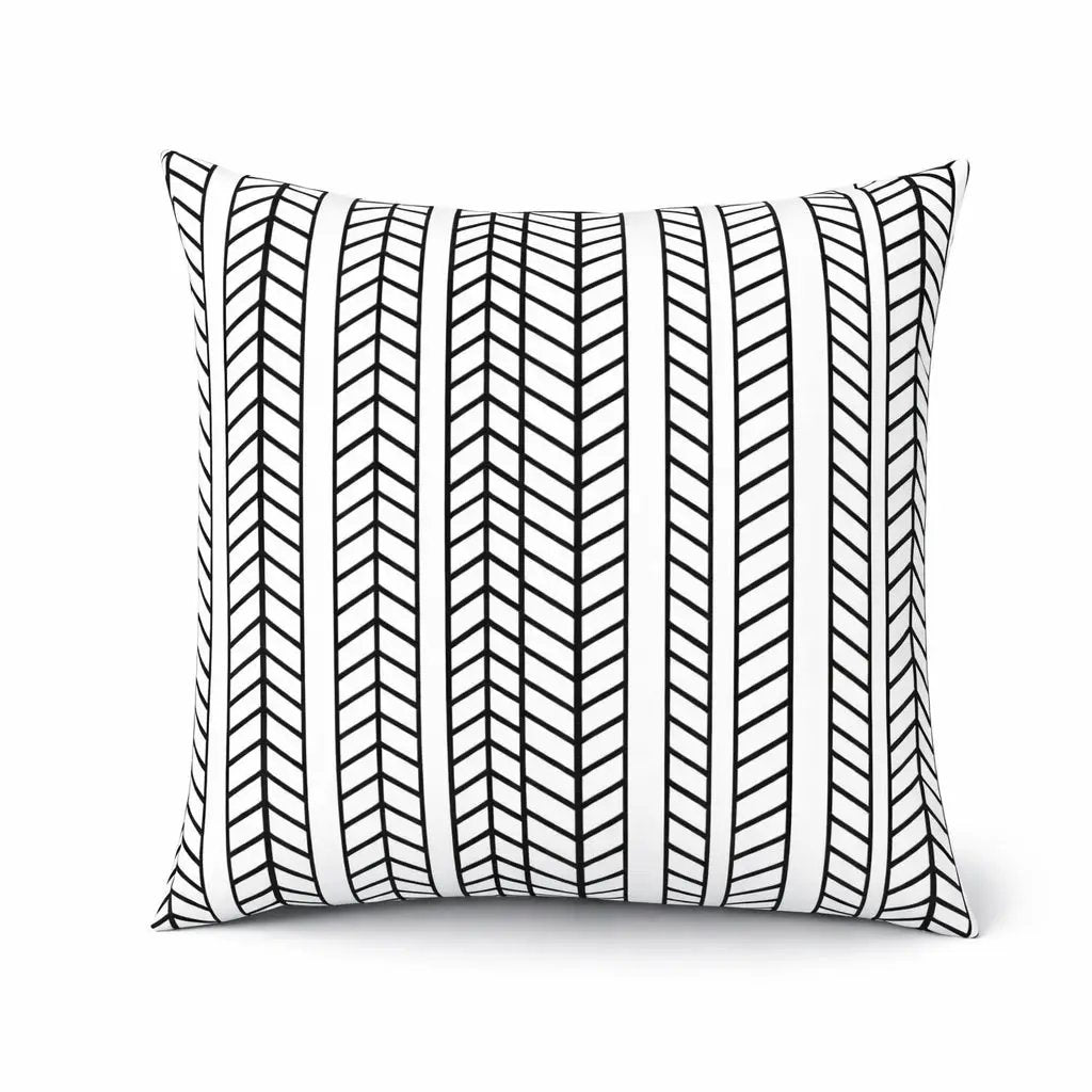 2 Pack Outdoor Throw Pillows, Waterproof & Fade-Resistant Patio Cushions by HouseOfZazla
