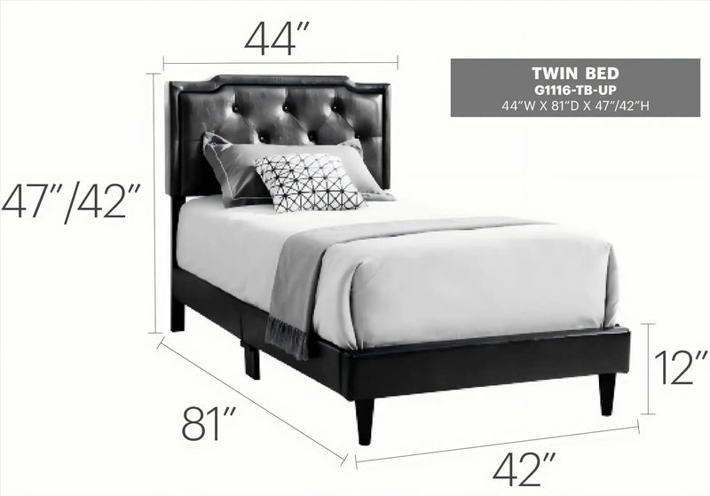 Button Tufted Bed Charming For Cozy Spaces by HouseOfZazla