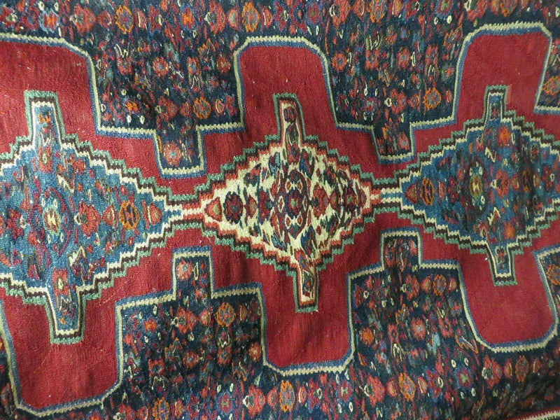 4' X 5' Antique Handmade Turkish Wool Kilim Flat weave Rug Blanket Tribal by Jewel Rugs