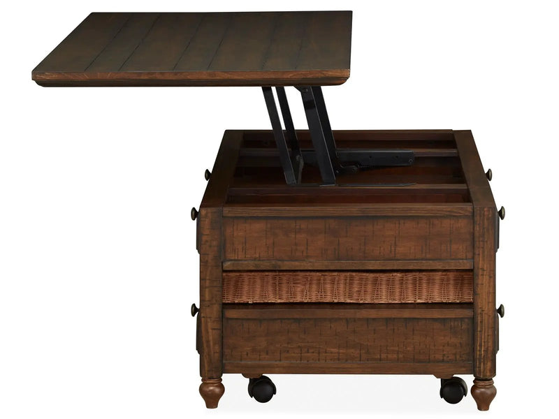 Cottage Lane - Wood Rectangular Lift-top Cocktail Table - Coffee by Unique Piece Furniture