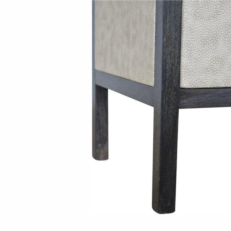 Nightstand, 3 Drawer - Black by HouseOfZazla