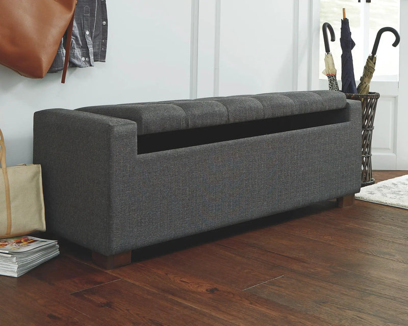 Cortwell - Storage Bench - Gray by Unique Piece Furniture
