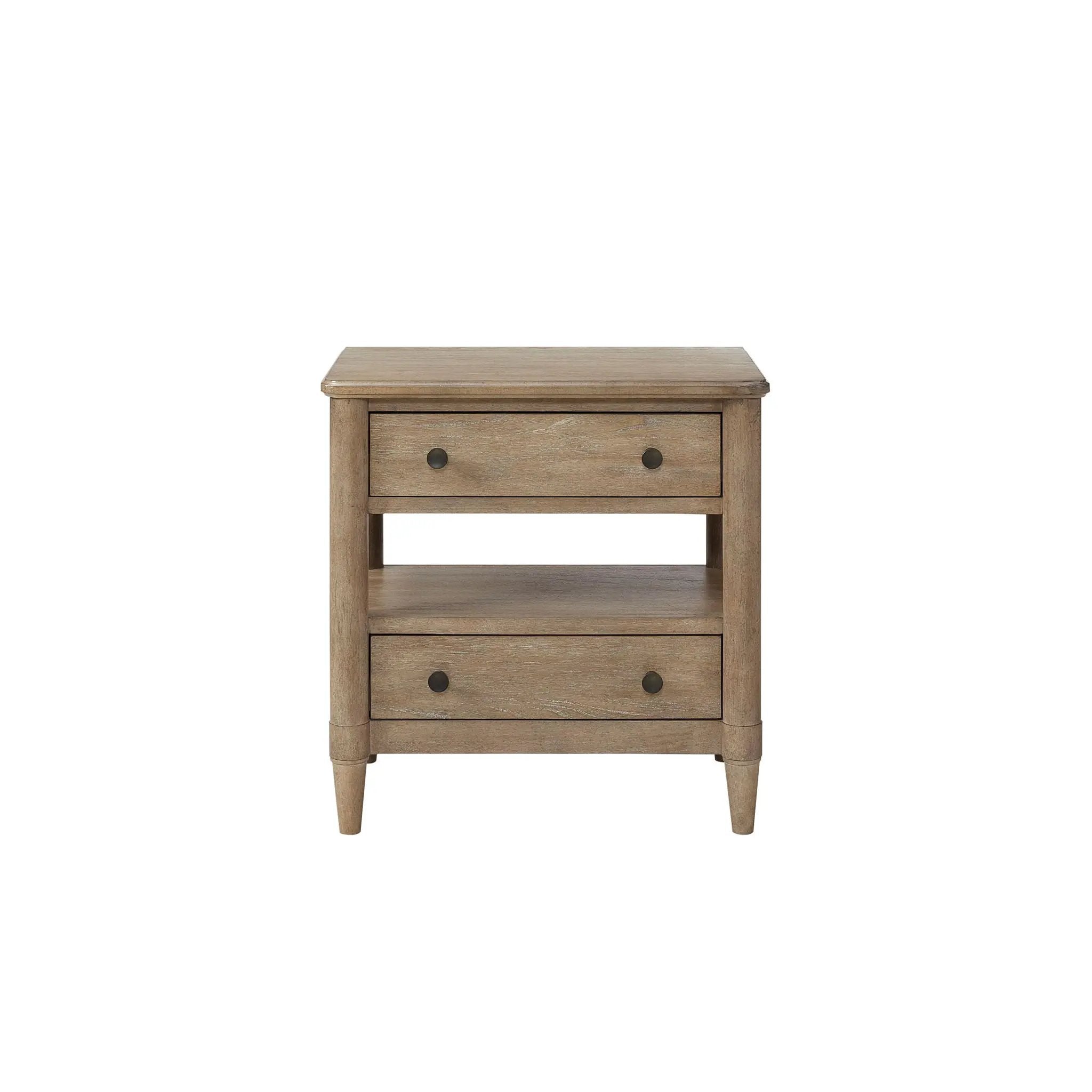 Open Nightstand With 2 Drawers by Unique Piece Furniture