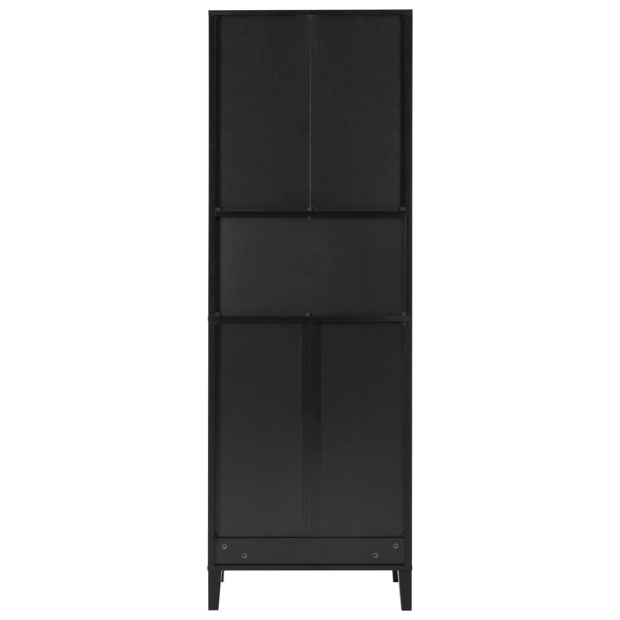 Freestanding Tall Bathroom Cabinet With Soft Close Doors And Adjustable Shelves