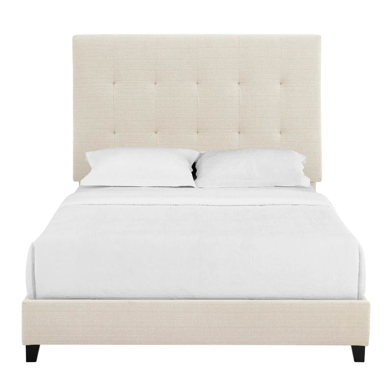 Tufted Upholstered Headboard Platform Bed by Unique Piece Furniture